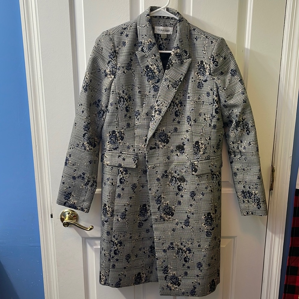 Calvin Klein Houndstooth Coat
